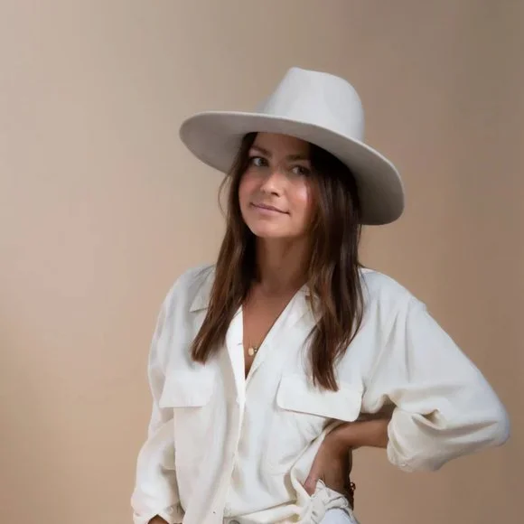 Hat Attack Chelsea Hat leather trim Brown One Size Hat Attack Hats for Women for sale | eBay main image 2